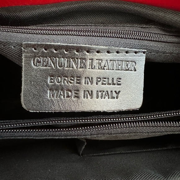 Cuoieria Fiorentina Made In Italy Red Leather Bag - Picture 7 of 12